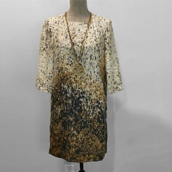 Zara Abstract Shift Pocket dress - Picture 11 of 14